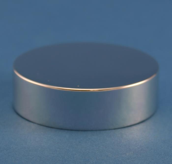48mm 400 Shiny Silver Aluminium Overshelled Cap with EPE Liner